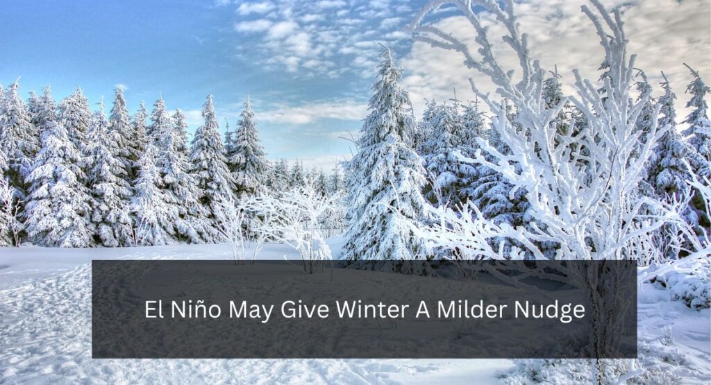 El Niño May Give Winter A Milder Nudge